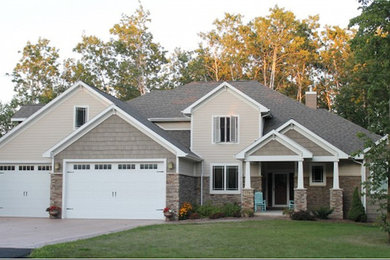 Example of a classic exterior home design in Other