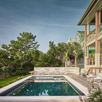 Luxury Wrightsville Beach Custom Home Pool & Outdoor Living