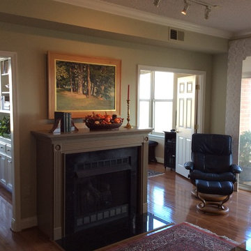 Cornices for the Condo, wallpaper, and other decorative touches