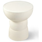 Meridian Furniture - Collins Aluminum End Table, Cream - Indulge in the allure of the Cream Collins End Table by Meridian Furniture. Its captivating design and luxurious Cream elevate any space with effortless elegance. Crafted with precision and durability in mind, this stunning piece becomes the focal point of gatherings, fostering moments of connection and warmth. Embrace sophistication and style with the Collins End Table, a testament to exquisite taste and timeless beauty.