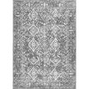 nuLOOM Vintage Odell Traditional Transitional Area Rug, Silver, 9'x12'
