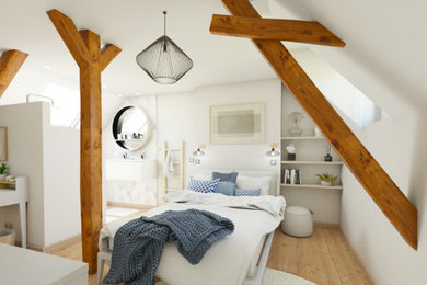 Projet Airbnb Toury chambre sous les toits