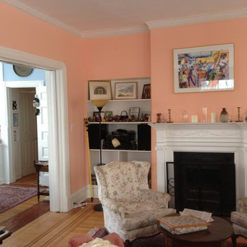 Interior color scheme in Victorian house
