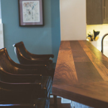 Gray Cabinets Transform a Texas Kitchen