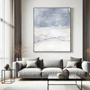 NLS Design - Abstract Art - Modern, Serene, Coastal - by Naomi Leigh