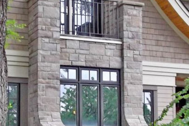 Elegant exterior home photo in Calgary