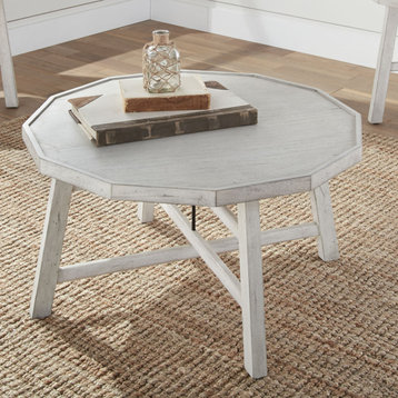 Paisley Occasional Table Set - Alabaster Finish