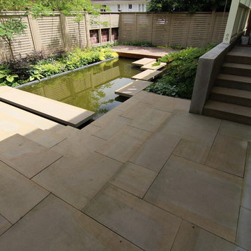 Cut Pioneer Patio, Steps and Walkway
