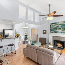 Compact living room seating