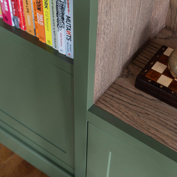 BESPOKE BUILT-IN MEDIA UNIT FOR SURREY HOME