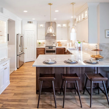 Two-toned kitchen remodel