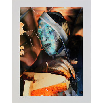 Matthew Monahan "Untitled, Self Portrait" 2007, Signed Lithograph Art