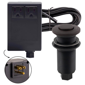 Disposal Air Switch And Dual Outlet Control Box In Oil Rubbed Bronze, Oil Rubbed Bronze