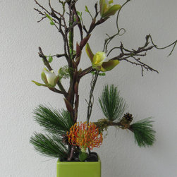 Silk Floral Arrangements  Contemporary / Asian - Artificial Flower Arrangements