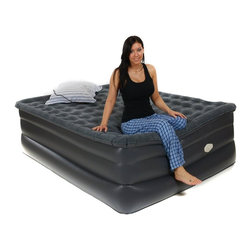 Smart Air Beds BD-912 Raised Pillowtop Air Bed with AirTek Comfort Control - Mattresses