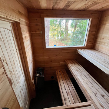 Puget Sound Shed to Sauna Conversion
