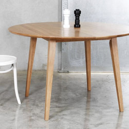 Copenhagen Solid European Oak 120cm Round Dining Table by Bent Design Studio - Dining Tables