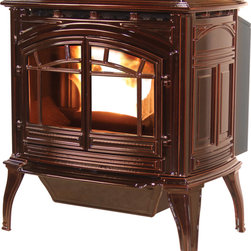 Enviro M55 Cast Iron Antique Chestnut Multi-Fuel Pellet Stove - Products