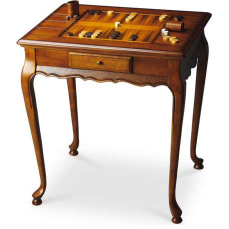 Butler Bannockburn Cherry Game Table, Medium Brown