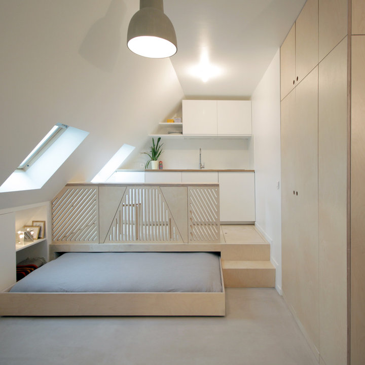75 Small Contemporary Bedroom Ideas You'll Love - October, 2025 | Houzz