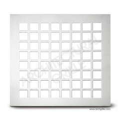 Architectural Grille - PERFORATED GRILLE: #208 - LATTICE - Registers Grilles And Vents