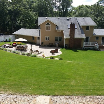 Backyard landscape design