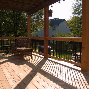 Klaus - Cedar deck in KC with pergola.