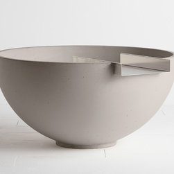 Solus Decor Scupper Water Feature in Portland - Outdoor Fountains And Ponds