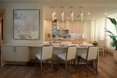 Inspiration for a contemporary kitchen remodel in Other