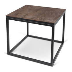 Sigma Side Table | Oxide Ceramic / Black - Side Tables And End Tables