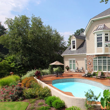 Far Above Par - A Pool With A Golf Course View