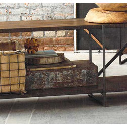 Roost Recycled Wood Book Shelf Low - SKU: F727 - Storage Cabinets