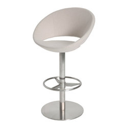 Crescent Swivel Counter / Bar Stool - Bean Bag Chairs