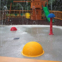 backyard pool: splashpad kids