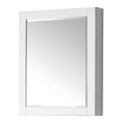 AVANITY 14000-MC24-WT BROOKS MODERO TRIBECA MIRROR CABINET - 24 INCH WHITE - Bath Products