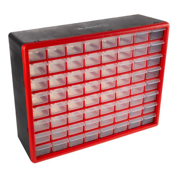 Storage Drawers-64 Compartment Organizer Desktop by Stalwart