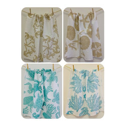 Coastal Hand Block Printed Linens - Products