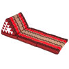 Triangle Lounger, Red/Burgundy