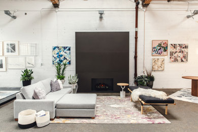 Inspiration for a living room remodel in Vancouver