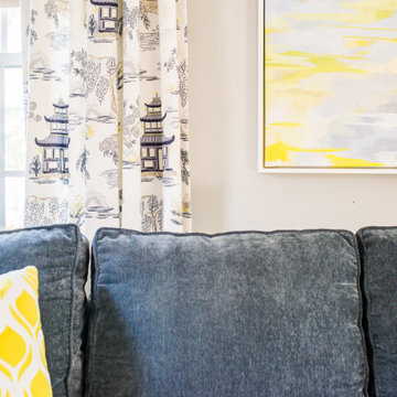 Fun & Bright Family Room in Addition Project