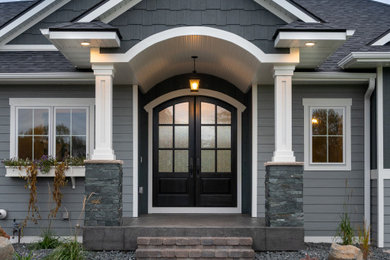 Arts and crafts entryway photo in Other