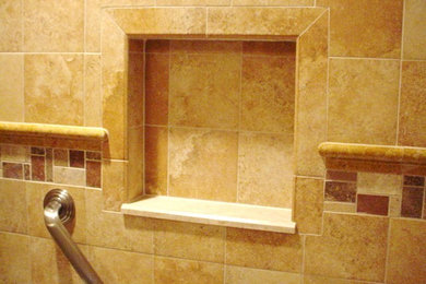 Example of a tuscan bathroom design in New York
