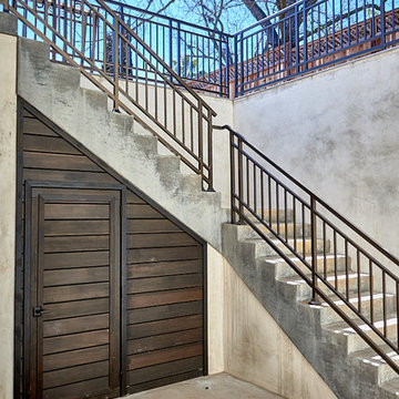 Stairwell to Basement Access
