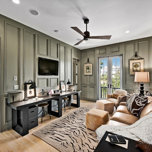 Inspiration för ett medelhavsstil arbetsrum