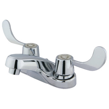 Kingston Brass GKB18.G Vista 1.2 GPM Centerset Bathroom Faucet - Polished
