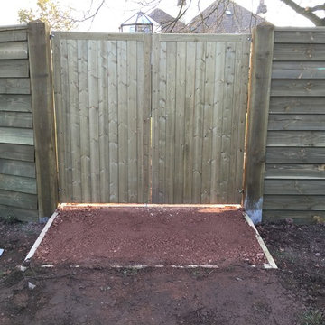 Bespoke double sided security fence