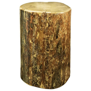 Glacier Country Collection Cowboy Stump, 25" High Occasional Table