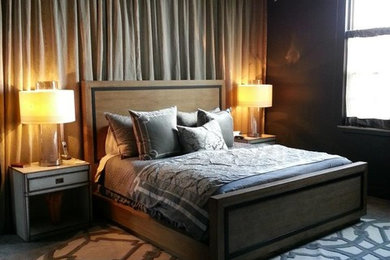Example of a trendy bedroom design in Oklahoma City
