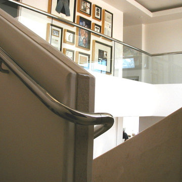Interior Stainless and Glass Railings and Handrail
