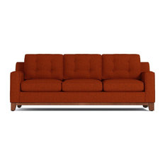 Brentwood Queen Size Sleeper Sofa, Memory Foam Mattress, Pumpkin